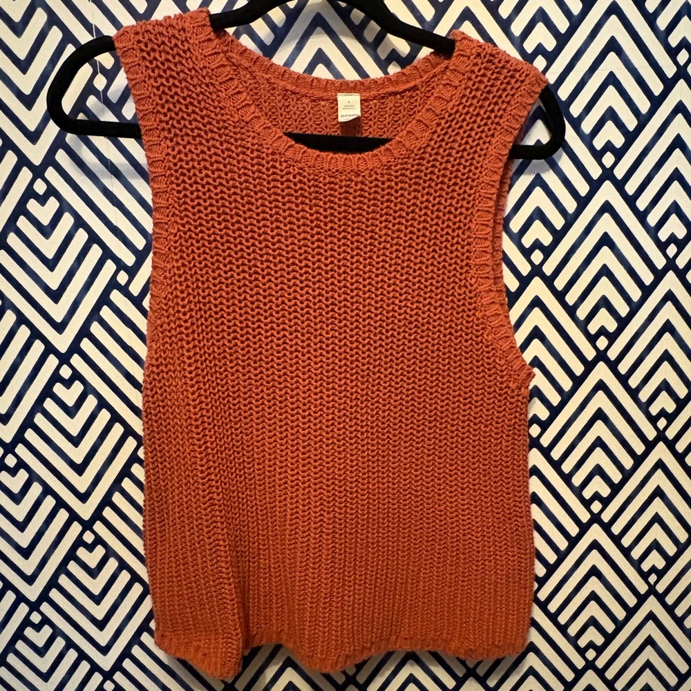Old Navy Rust Knit Tank Top